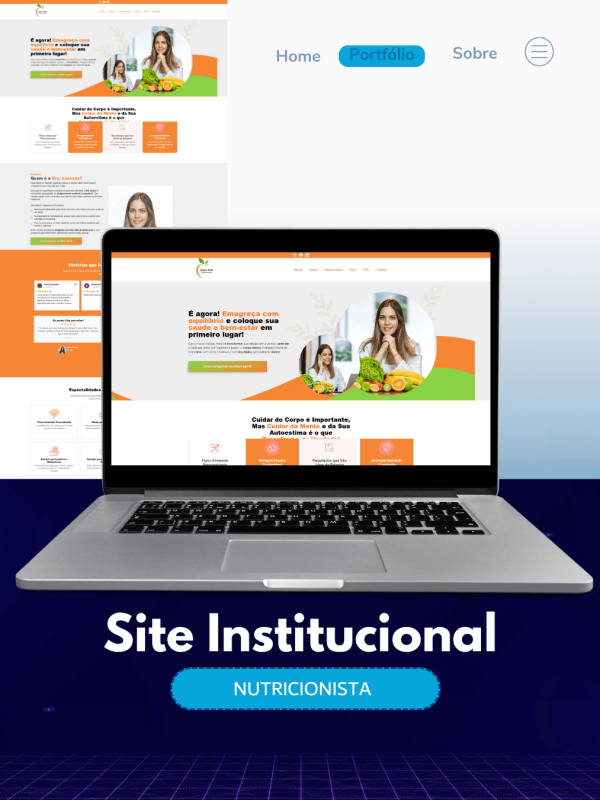 Site institucional - Nutricionista