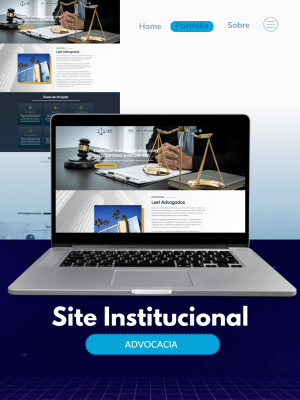 Site institucional - Advocacia